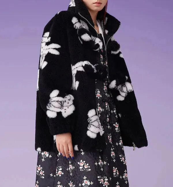 Mukzin   |    Teddy Plush Fur Jacket